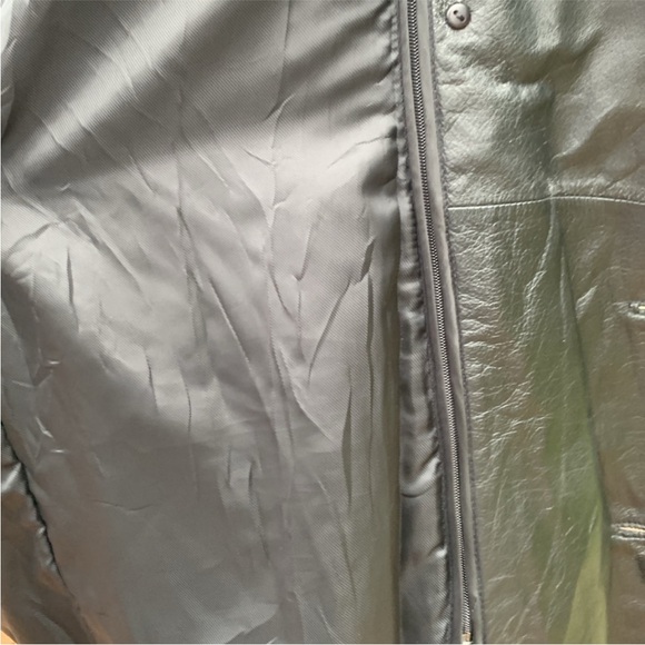 📌 NWOT Vintage Wilson’s Leather Trench Coat - Picture 7 of 9